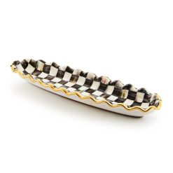 Courtly Check Ceramic Hors d??Oeuvre Tray