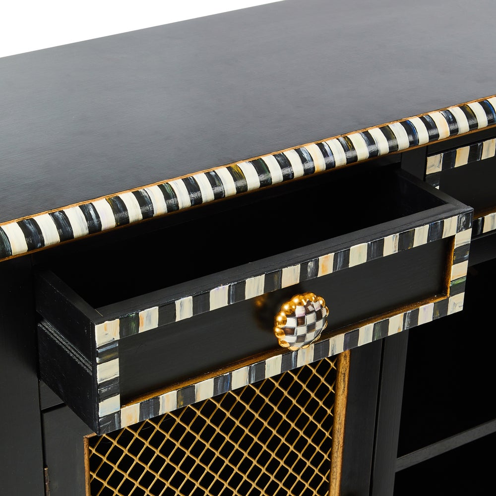 Courtly Criss-Cross Cabinet - Image 8