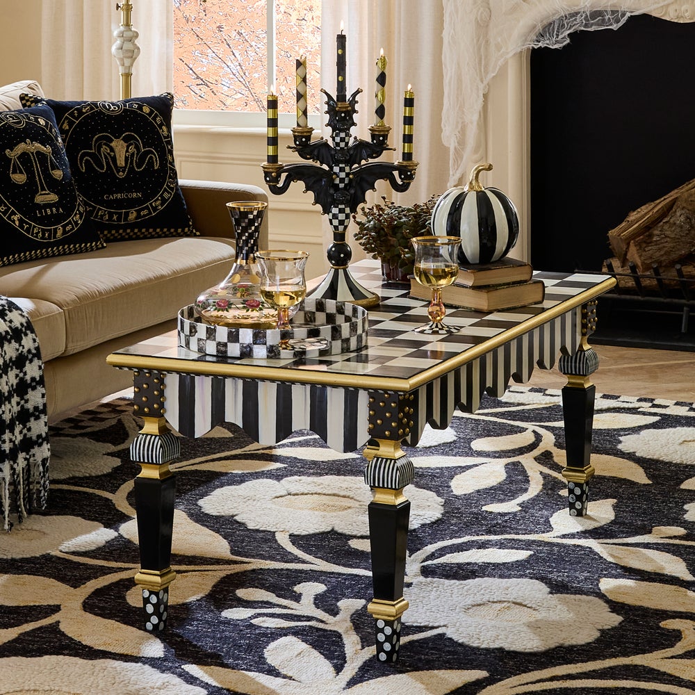 Courtly Check & Stripe Coffee Table - Image 6
