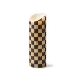Alternative view of Courtly Mackenzie-chilllds Check Flameless 9?? Pillar Candle