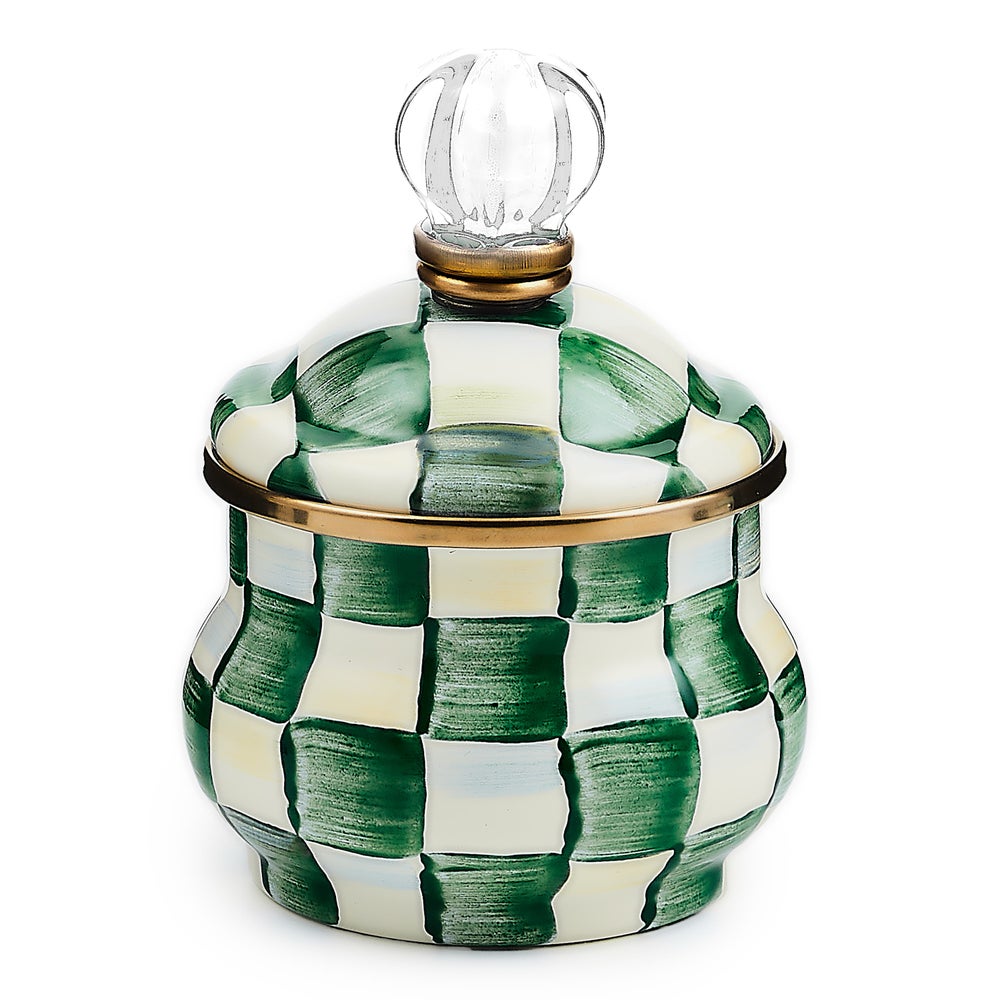 MACKENZIE-CHILDS Mackenzie-chilllds Enamel Lidded Sugar Bowl - Image 4