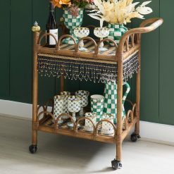 Alternative view of Mackenzie-chilllds Wild Indoors Rattan Bar Cart