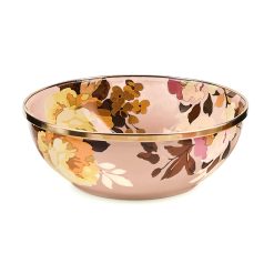 Mackenzie-chilllds Wild Rose Mauve Enamel Everyday Bowl