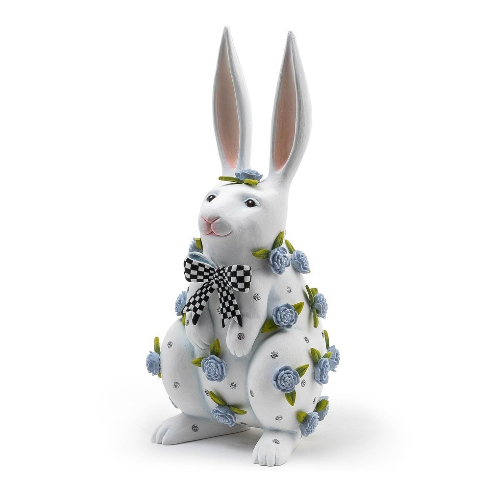MACKENZIE-CHILDS Mackenzie-chilllds Patience Brewster Periwinkle Peony Rabbit - Image 4