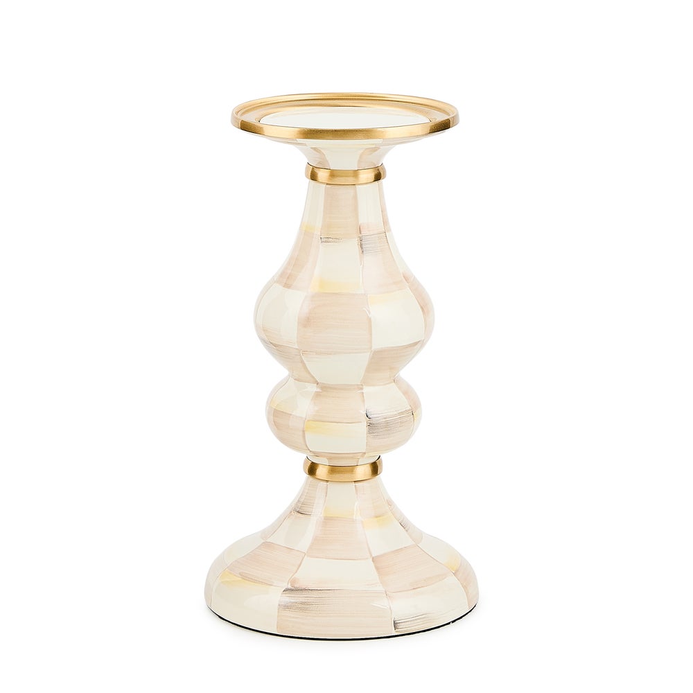MACKENZIE-CHILDS Mackenzie-chilllds Enamel Pillar Candlestick Holder - Image 10