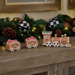Alternative view of MACKENZIE-CHILDS Mackenzie-chilllds Gingerbread Ceramic Train