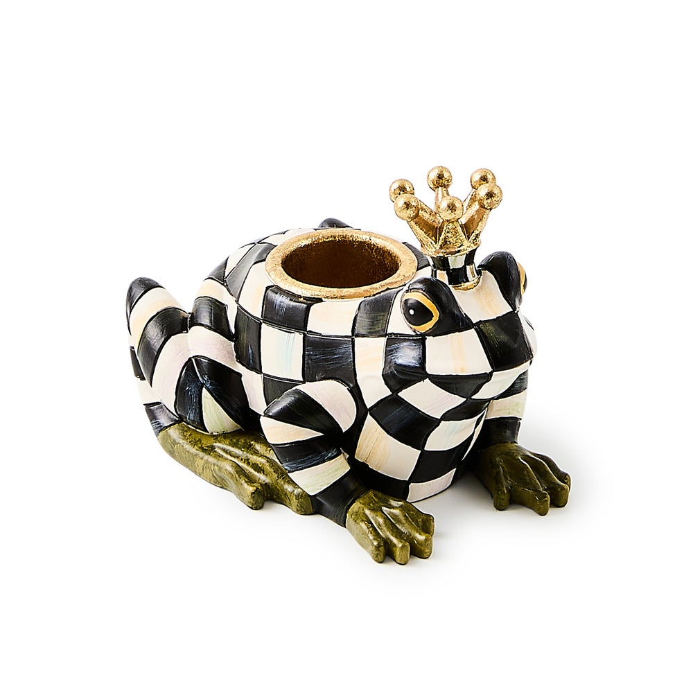 MACKENZIE-CHILDS Mackenzie-chilllds Frog Prince Candle Holder