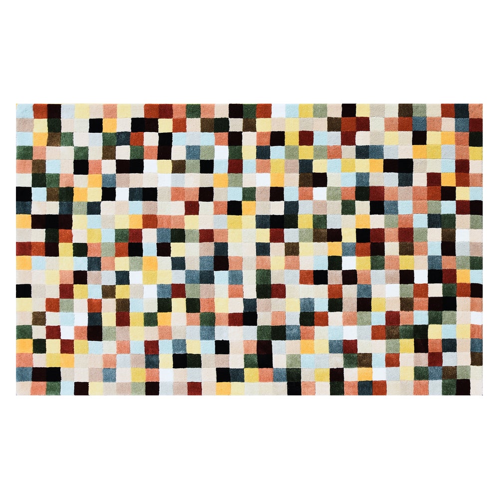 MACKENZIE-CHILDS Mackenzie-chilllds Multicolor Checkerboard Rug - Image 4