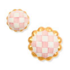 Alternative view of MACKENZIE-CHILDS Mackenzie-chilllds Rosy Check Petit Four Round Knob