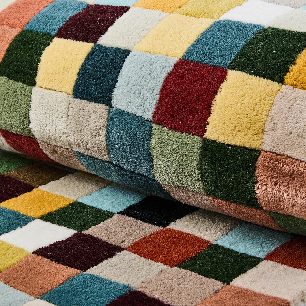 MACKENZIE-CHILDS Mackenzie-chilllds Multicolor Checkerboard Rug - Image 9