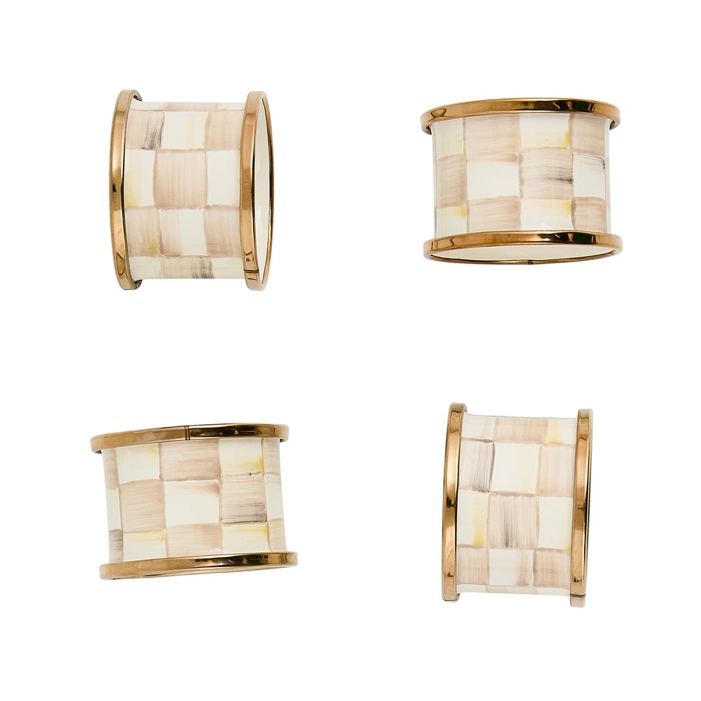 MACKENZIE-CHILDS Mackenzie-chilllds Enamel Napkin Rings, Set of 4 - Image 5