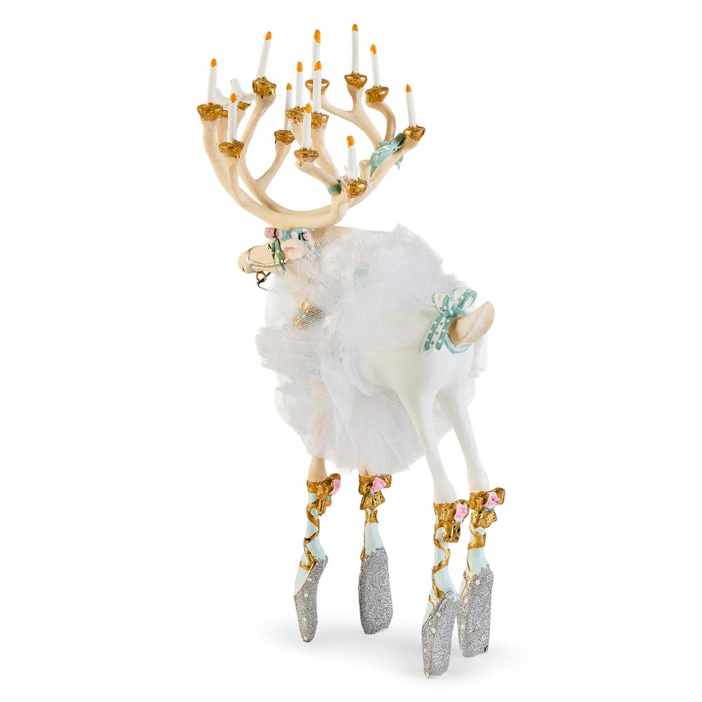 MACKENZIE-CHILDS Mackenzie-chilllds Patience Brewster Moonbeam Dancer Display Deer - Image 5