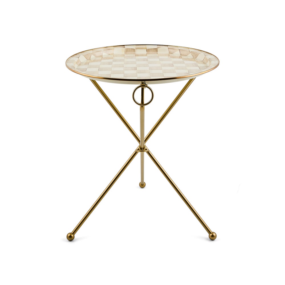 MACKENZIE-CHILDS Mackenzie-chilllds Enamel Tilt Accent Table - Image 4