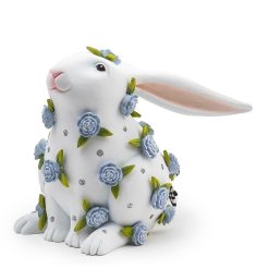 Alternative view of MACKENZIE-CHILDS Mackenzie-chilllds Patience Brewster Periwinkle Peony Rabbit