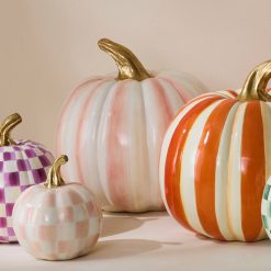 Alternative view of MACKENZIE-CHILDS Mackenzie-chilllds Rosy Stripe Medium Pumpkin
