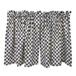 Alternative view of Check Cafe Curtains, Set of 2