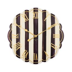 Courtly Stripe Wall Clock