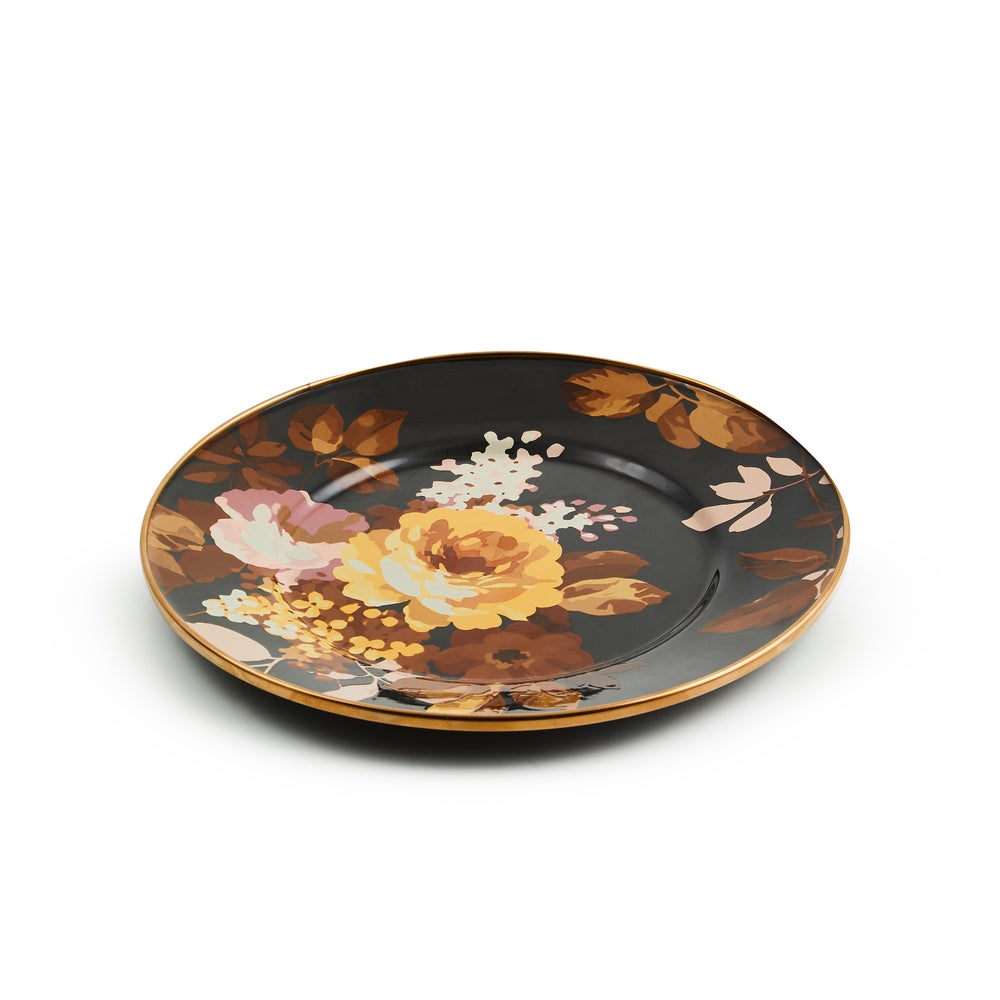 Mackenzie-chilllds Wild Rose Brown Dinnerware - Image 11