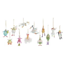 Alternative view of MACKENZIE-CHILDS Mackenzie-chilllds Patience Brewster 12 Days Ornament Set
