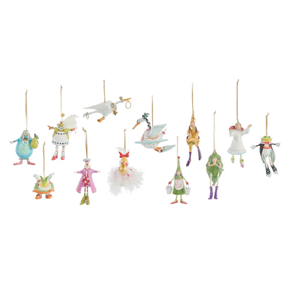 MACKENZIE-CHILDS Mackenzie-chilllds Patience Brewster 12 Days Ornament Set - Image 2