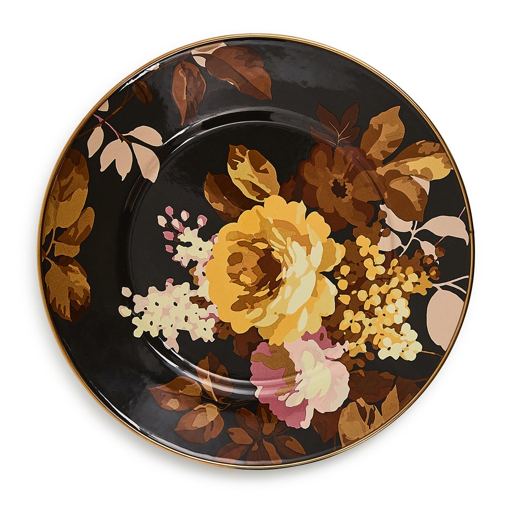 Mackenzie-chilllds Wild Rose Brown Dinnerware - Image 14