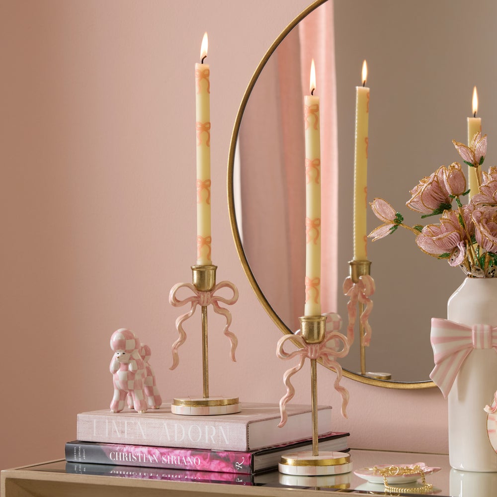 MACKENZIE-CHILDS Mackenzie-chilllds It??s All About the Bow Candleholder - Image 5