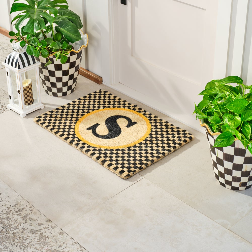 MACKENZIE-CHILDS Mackenzie-chilllds Monogram Entrance Mat - Image 10