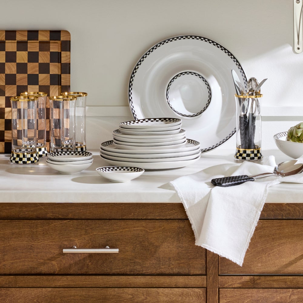 Courtly Check Everyday Small Plates, Set of 4 - Image 7