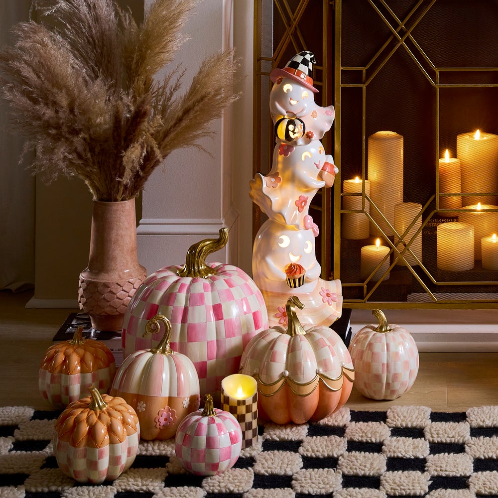 MACKENZIE-CHILDS Mackenzie-chilllds Hocus Pocus Illuminated Stacked Ghosts Figure - Image 5
