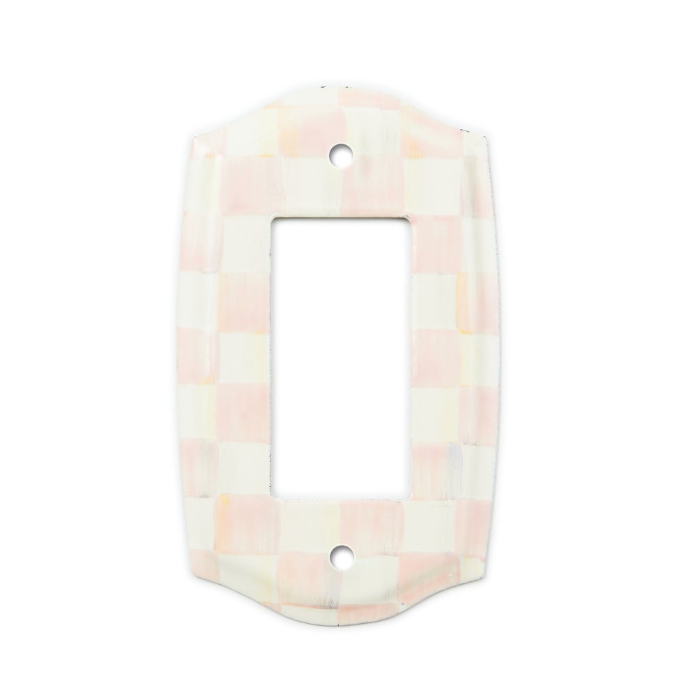 MACKENZIE-CHILDS Mackenzie-chilllds Rosy Check Switch Plate - Image 3
