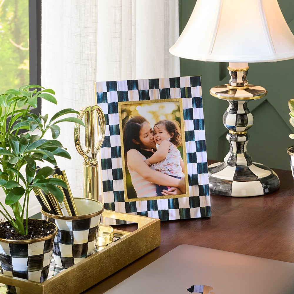 Courtly Check Lacquer Frame - Image 4