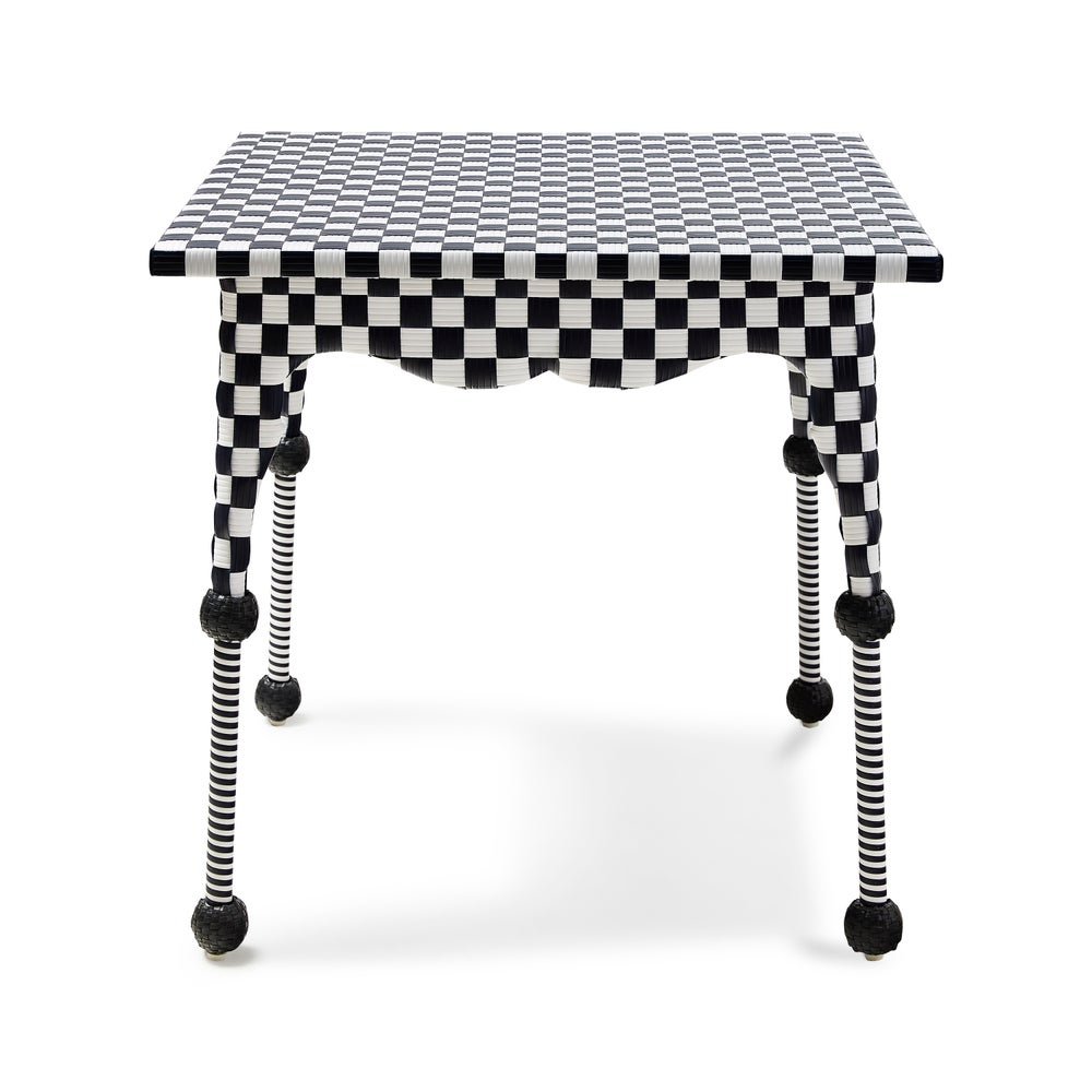MACKENZIE-CHILDS Mackenzie-chilllds Gambit Check Outdoor Furniture Collection - Image 3