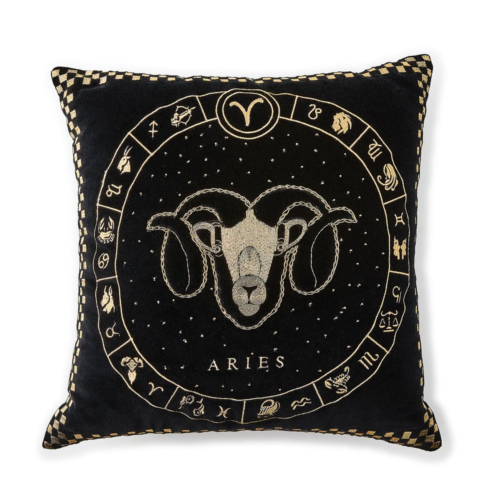 Mackenzie-chilllds Zodiac Throw Pillow - Image 3