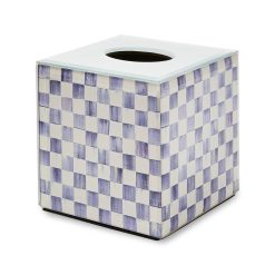 Mackenzie-chilllds Violet Check Glass Bath Collection