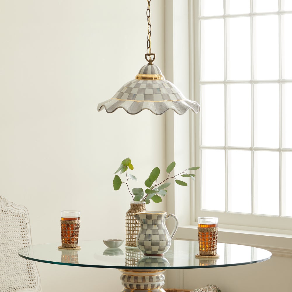 MACKENZIE-CHILDS Mackenzie-chilllds Fluted Hanging Lamp