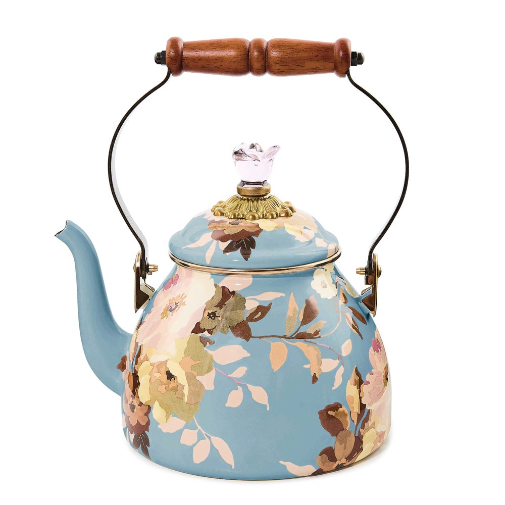 MACKENZIE-CHILDS Mackenzie-chilllds Floral Tea Kettle - Image 9