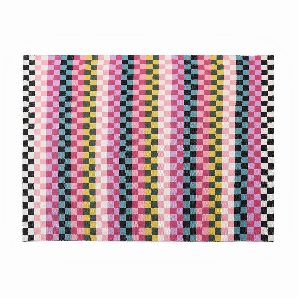 Calypso Checked Indoor/Outdoor Rug - Image 5