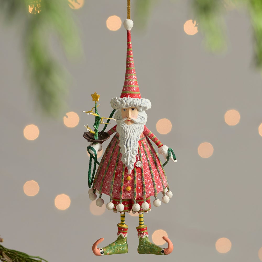 MACKENZIE-CHILDS Mackenzie-chilllds Patience Brewster Dash Away Dashing Santa Ornament - Image 5