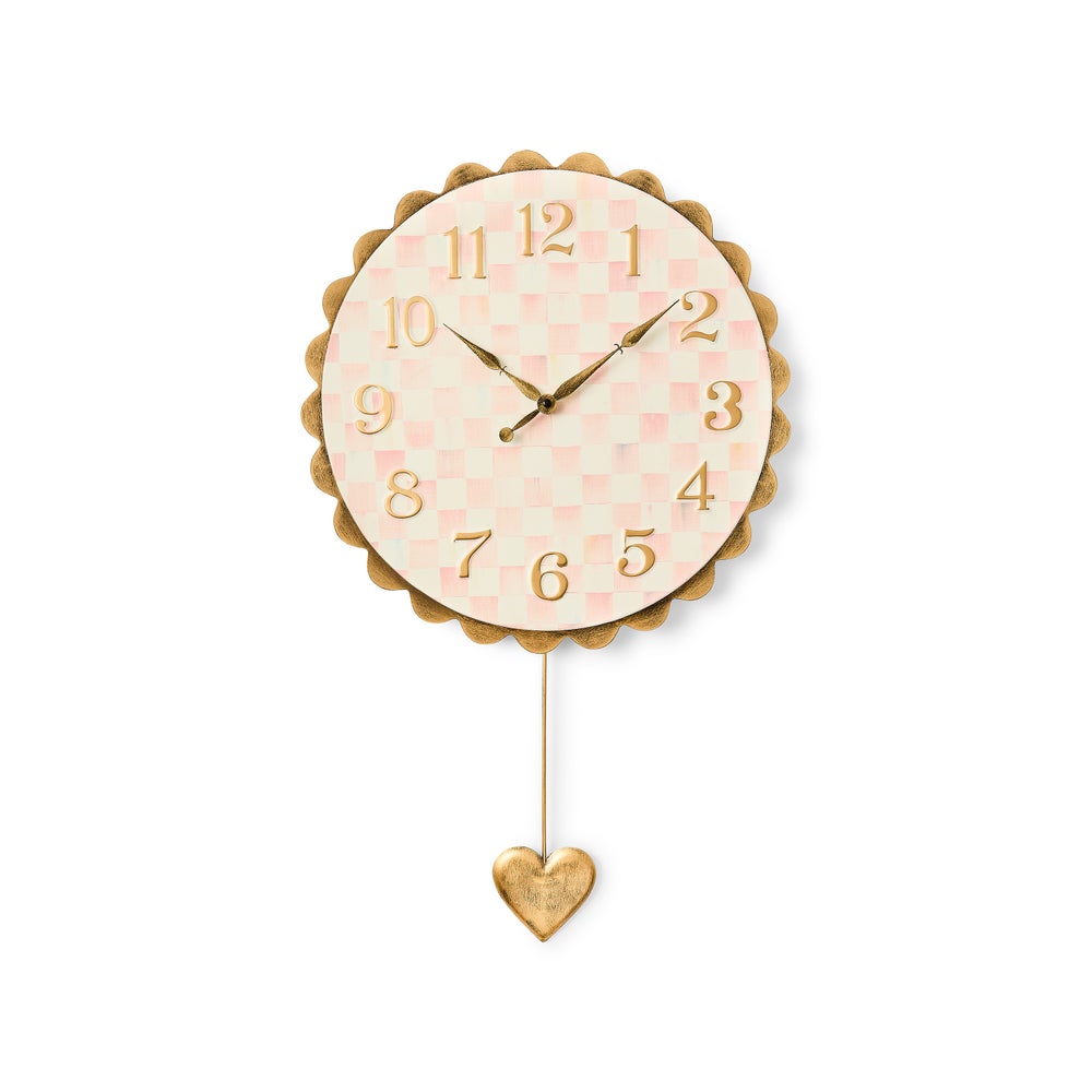 MACKENZIE-CHILDS Mackenzie-chilllds Heart Pendant Wall Clock - Image 4