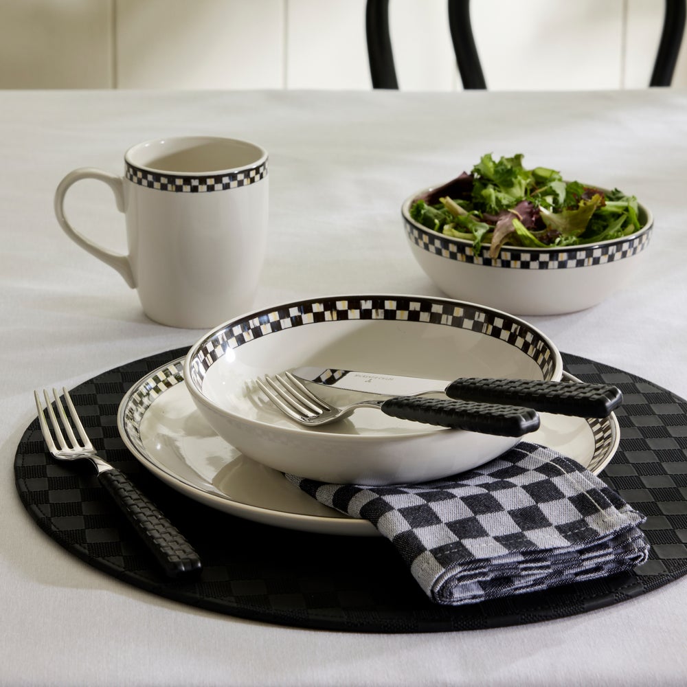 Courtly Check Everyday Mugs, Set of 4 - Image 2