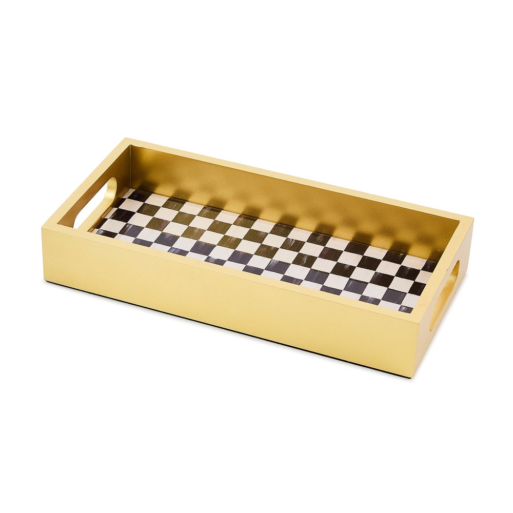 Courtly Check Glass Bath Collection - Image 4