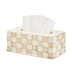 MACKENZIE-CHILDS Mackenzie-chilllds Mocha Check Enamel Bath Collection