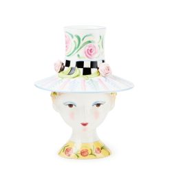 MACKENZIE-CHILDS Mackenzie-chilllds Rosy Meadow Lady Rose Lidded Vase
