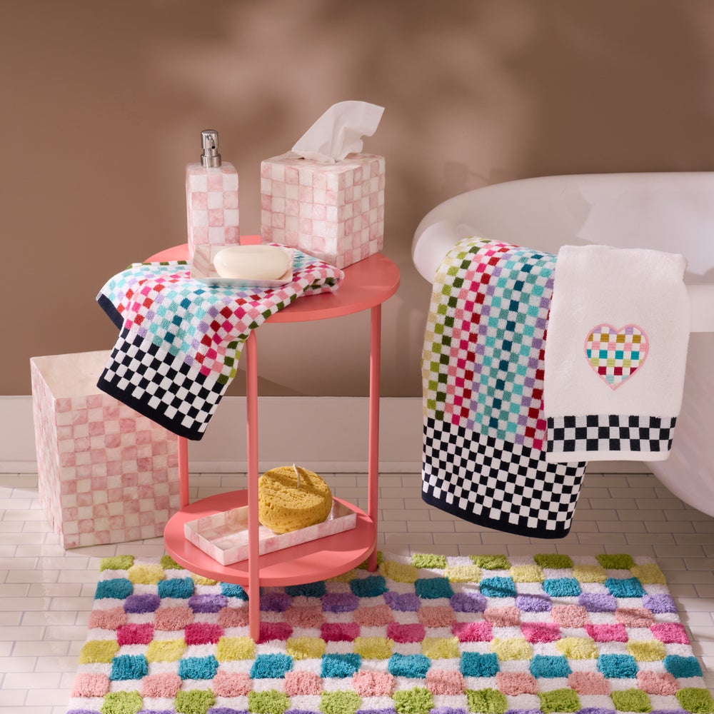 MACKENZIE-CHILDS Mackenzie-chilllds Micro Check Towel