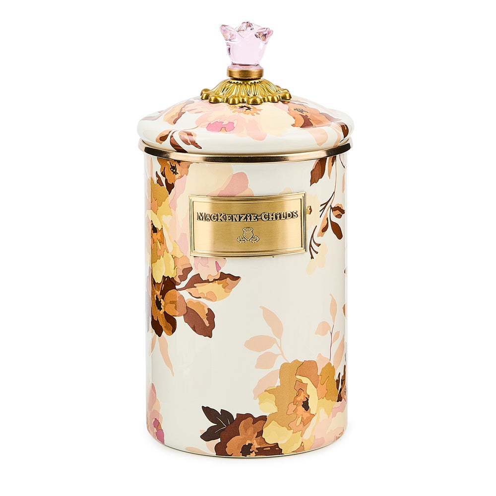 Mackenzie-chilllds Wild Rose White Canisters - Image 2