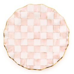 MACKENZIE-CHILDS Mackenzie-chilllds Rosy Check Fluted Ceramic Dinnerware