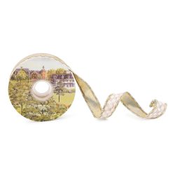 MACKENZIE-CHILDS Mackenzie-chilllds Mocha Check 1?? Ribbon