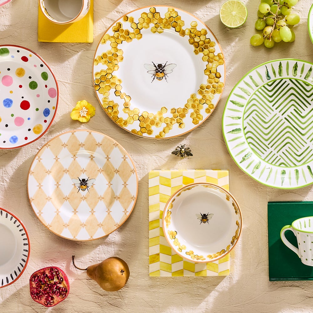MACKENZIE-CHILDS Mackenzie-chilllds Queen Mackenzie-chilllds Bee Dinnerware - Image 16