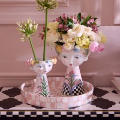 Alternative view of MACKENZIE-CHILDS Mackenzie-chilllds Rosy Meadow Tall Lady Vase