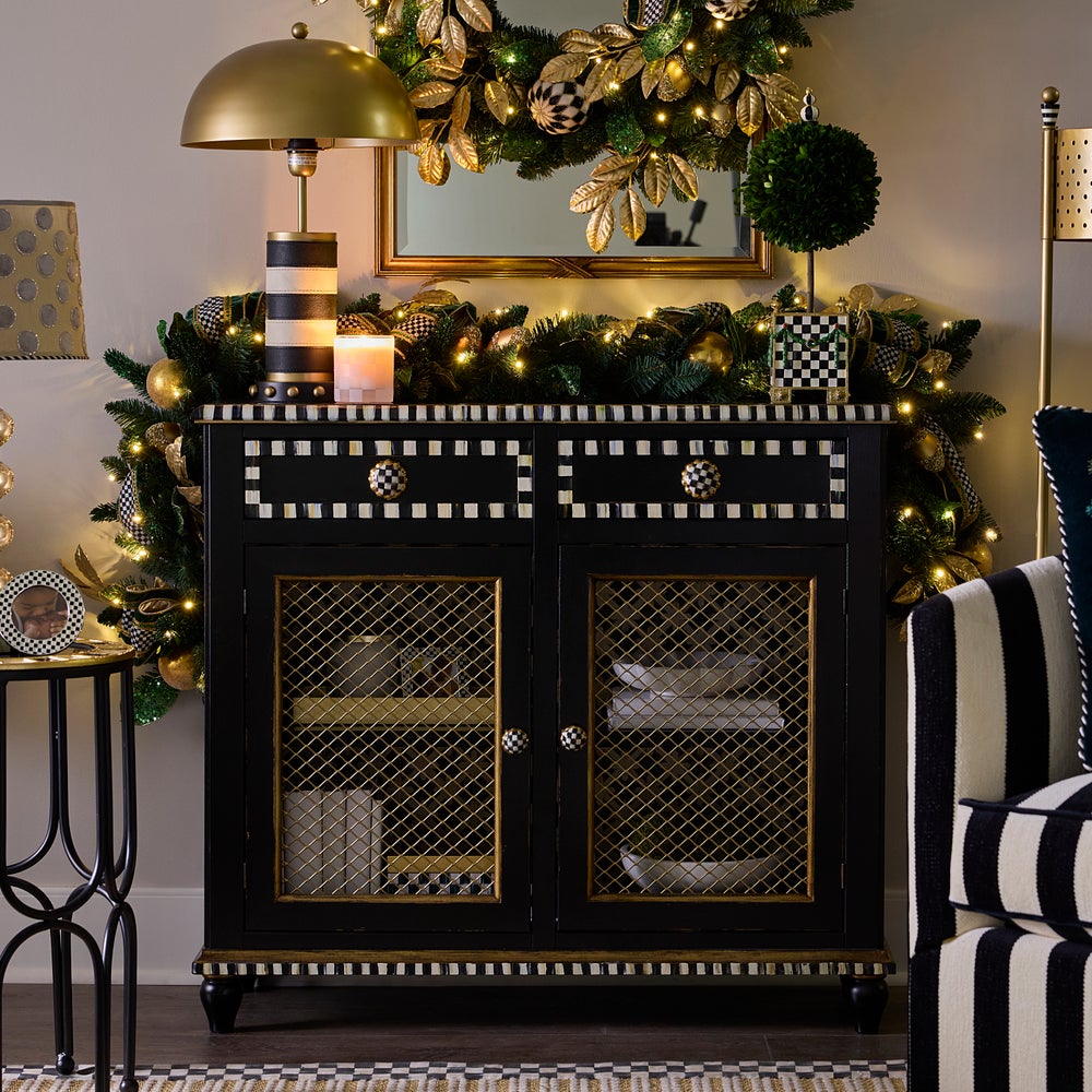 Courtly Criss-Cross Cabinet - Image 9